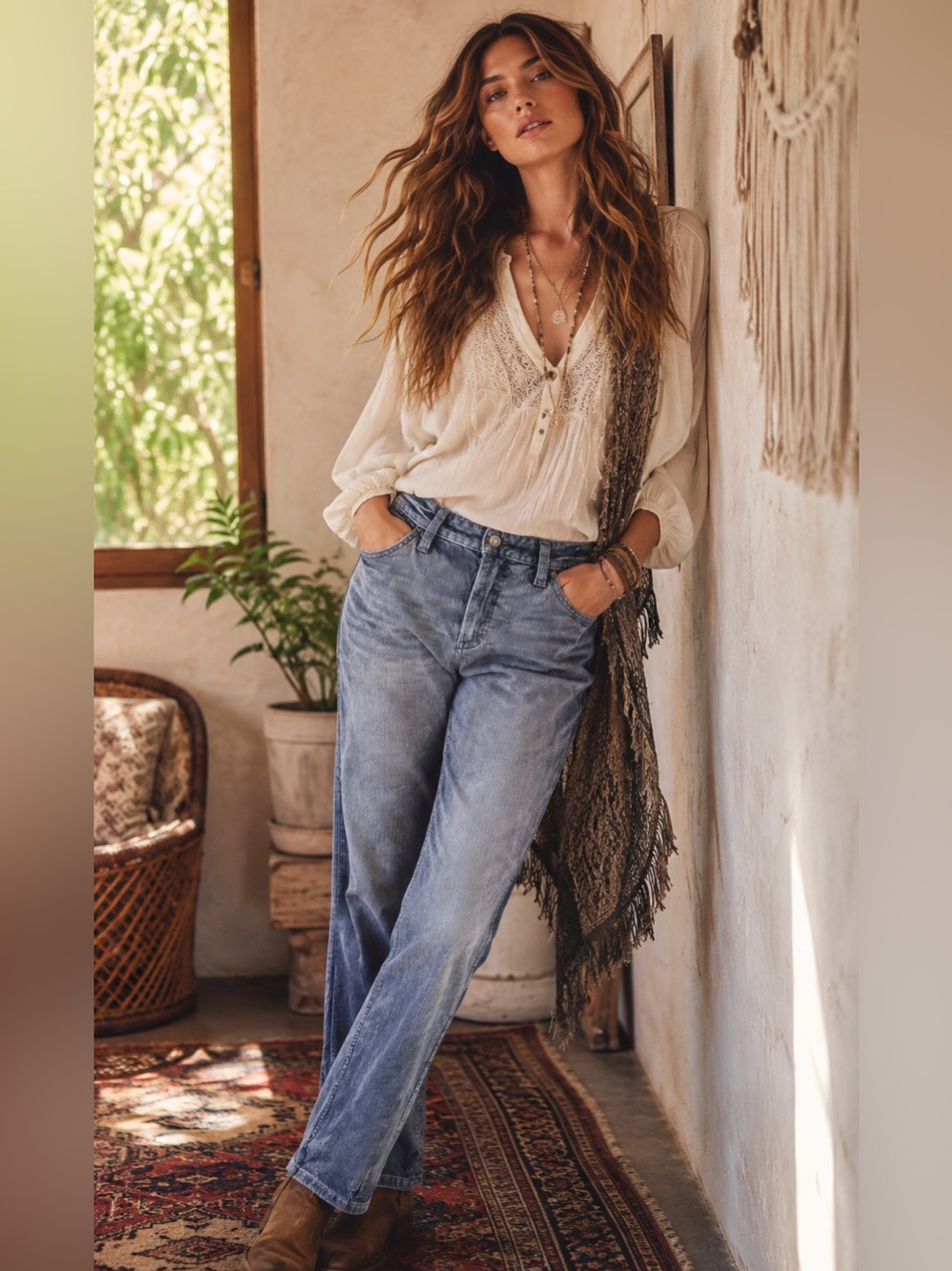 Anthropologie Pilcro The Vintage Straight Corduroy Pants Blue Size 27